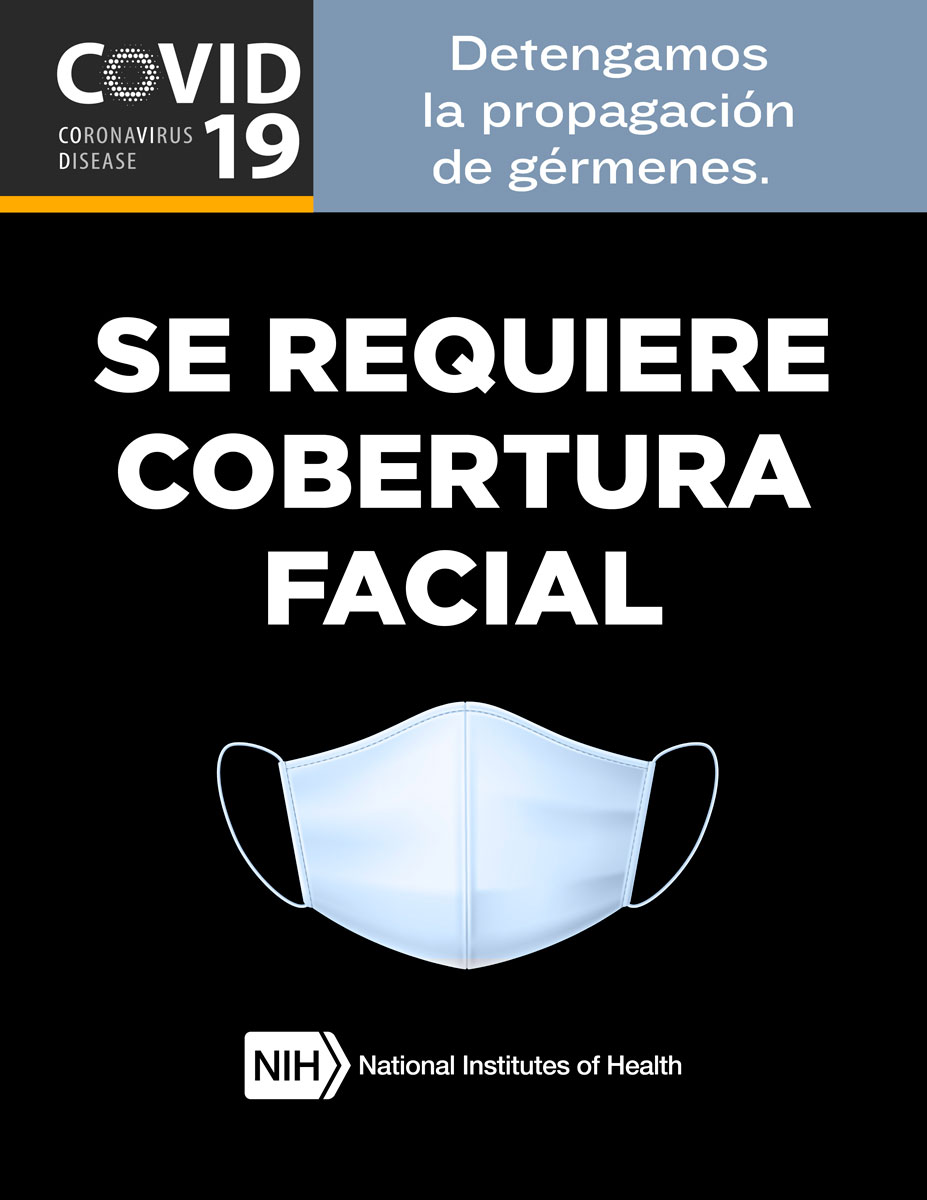 Facial Covering Required Spanish